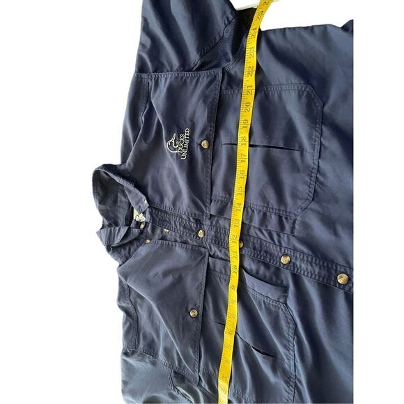 Ducks Unlimited Mens Baby Blue Short Sleeve Button Down Shirt Large - Picture 4 of 13